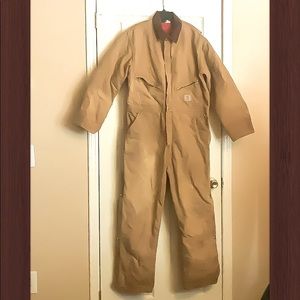 Carhartt Insulated Coverall Bib Hunting Sz XL